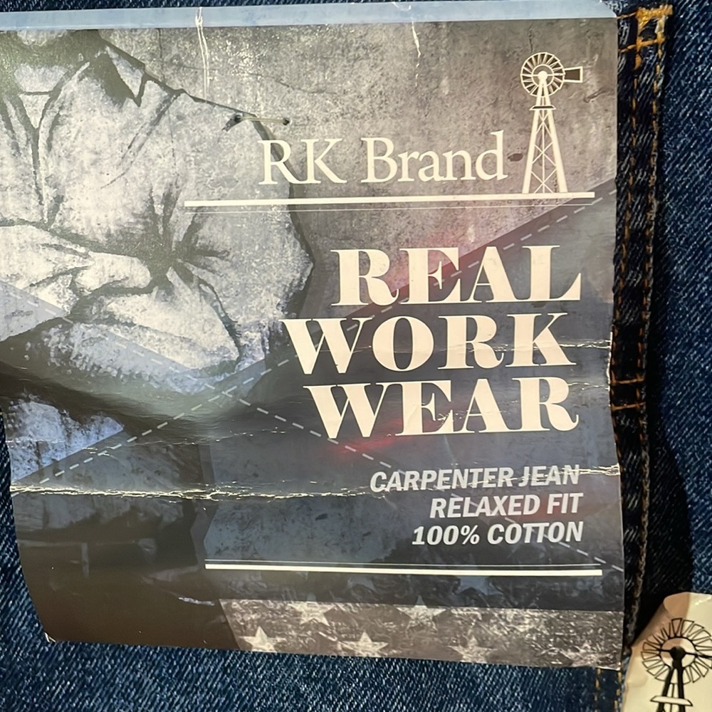 NWT - RK Brand - Carpenter Jeans relaxed fit - Picture 6 of 9